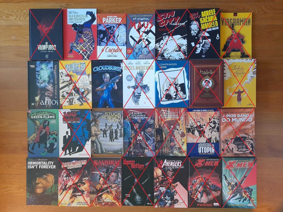 Lote 44 BD Batman, Superman, Star Wars, Marvel, DC, Conan, Aria, etc