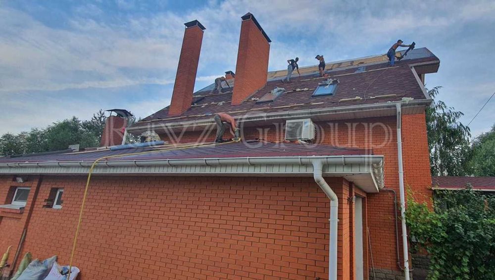Замена Шифера Киев. Ремонт Крыши. Бригада Кровельщиков