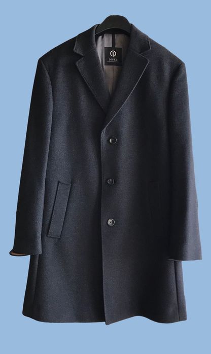 DIGEL шерстяное пальто мужское с кашемиром премиум, Германия.