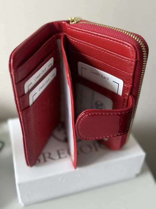 Portfel Gregorio ze skóry nowy