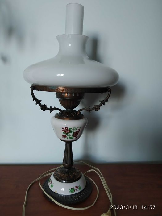 лампа настільна метал-кераміка