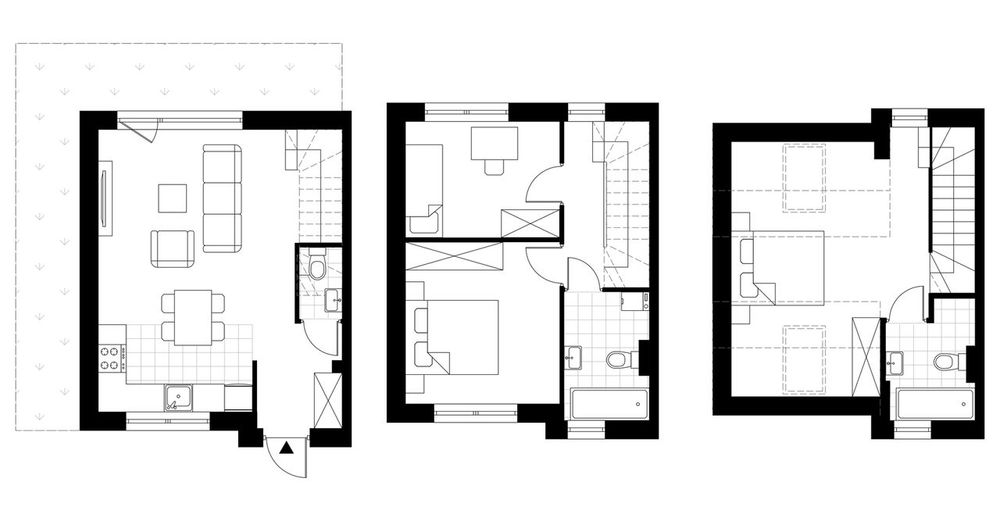 4-pokojowy dom 94m2 + ogródek Bezpośrednio