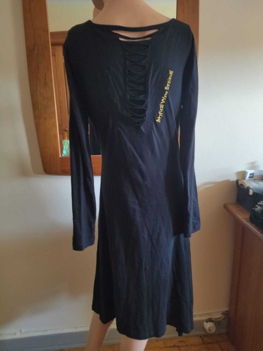 Vestido Preto DESIGUAL Tam 34