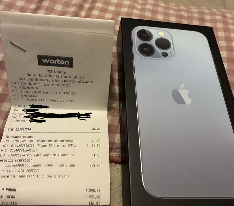 iPhone 13 Pro Max 128 GB Sierra Blue