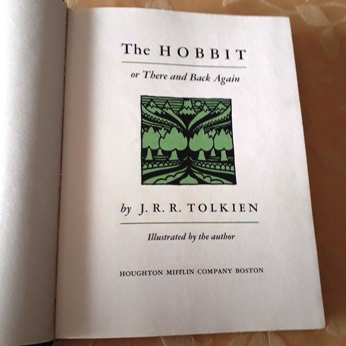 J R R Tolkien - The Hobbit - Houghton Mifflin Co. 3rd Edition