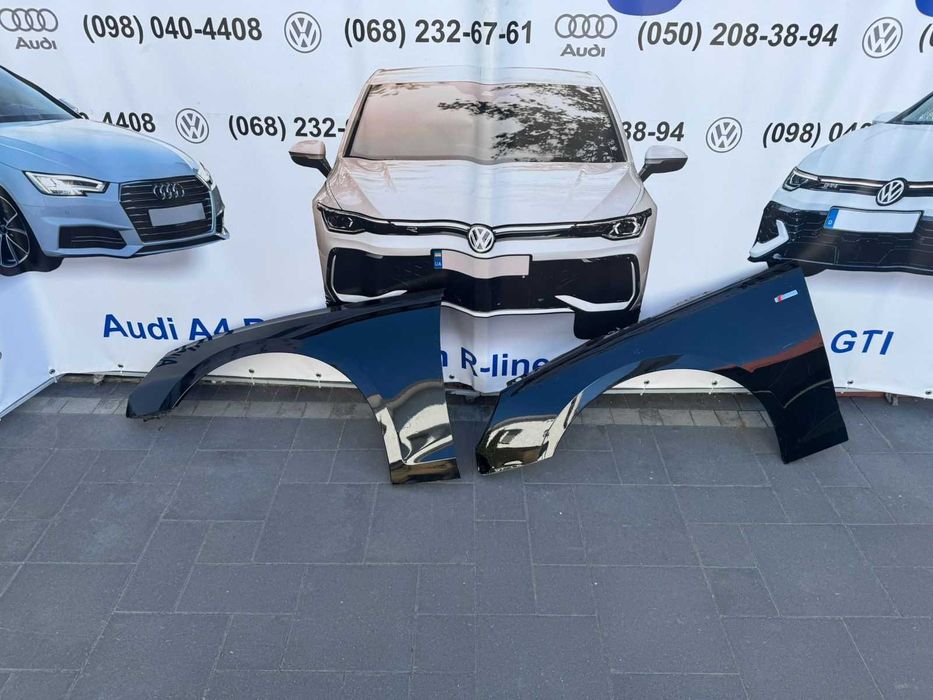 Крило ауді А4 б9 ліве audi A4 b9 переднее USA Європа 8W0821105A РЕСТ до рест