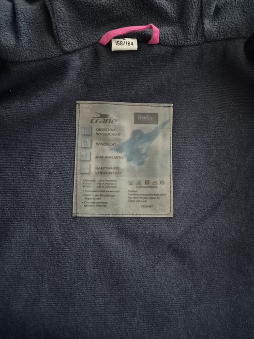 Kurtka zimowa i spodnie RECCO na 158-164cm dziewczęcy