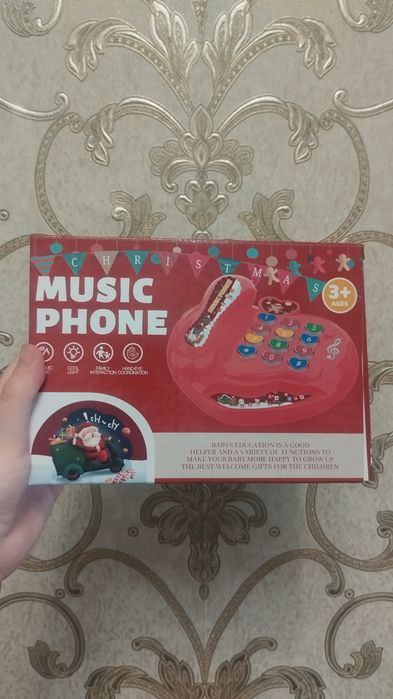Дитячий музичний телефон-піаніно Christmas Music Phone