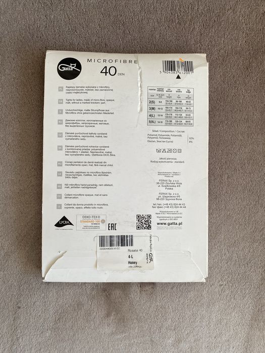 Rajstopy z mikrofibry 40 DEN marki Gatta