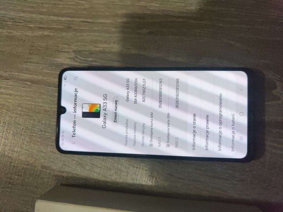 Samsung Galaxy A33 5G 6gb ram 6/128gb smartfon telefon komórkowy