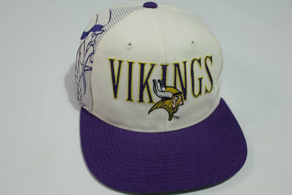 Новое объявление: колекційна вінтажна кепка NFL Minnesota Vikings Sports Specialties Pro Line Wool Vintage 90's Adjustable Snapback Hat