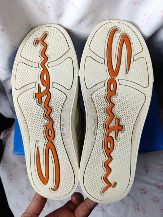 Оригинальные кроссовки Santoni Double Buckle Deri р.40.5