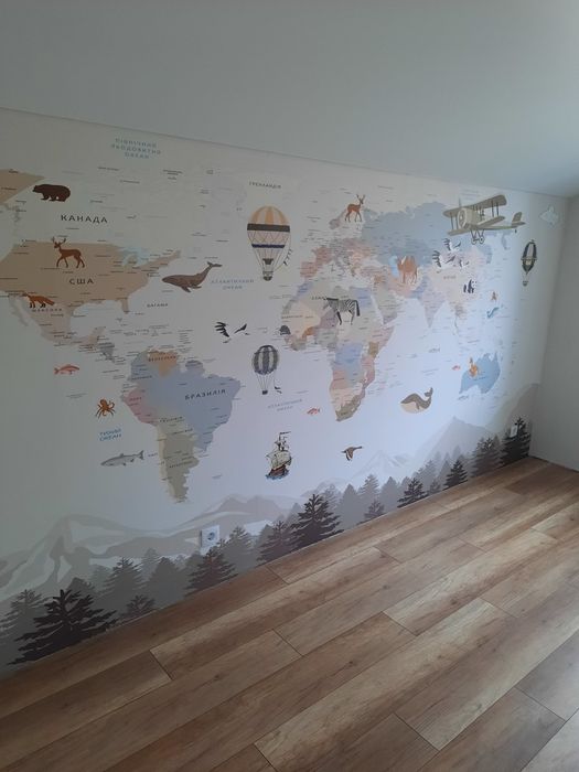 Поклейка шпалер (обоев), штукатурка