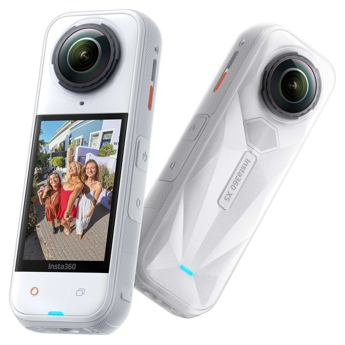 Kamera sportowa Insta360 X5 satynowa biel 4K UHD