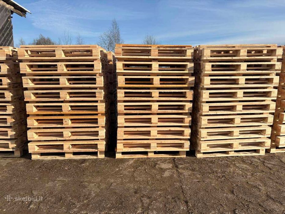 Europalety z Litwy, Palety drewniane, Produkcja palet, Palety euro