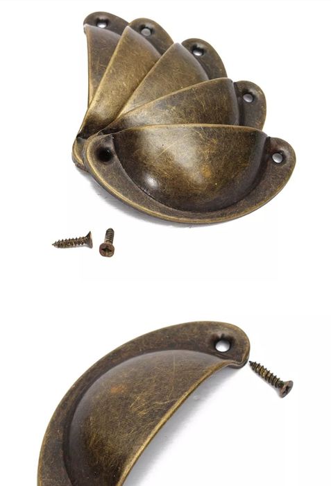 Lote Mini puchadores 6 Kit com parafusos