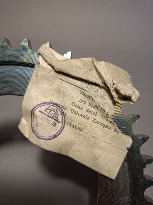 Zebatka orginał z epoki prl wsk