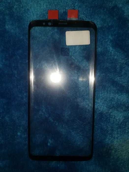 Скло дисплея Samsung G950 Galaxy S8, чорний колір з олеофобним покр-м
