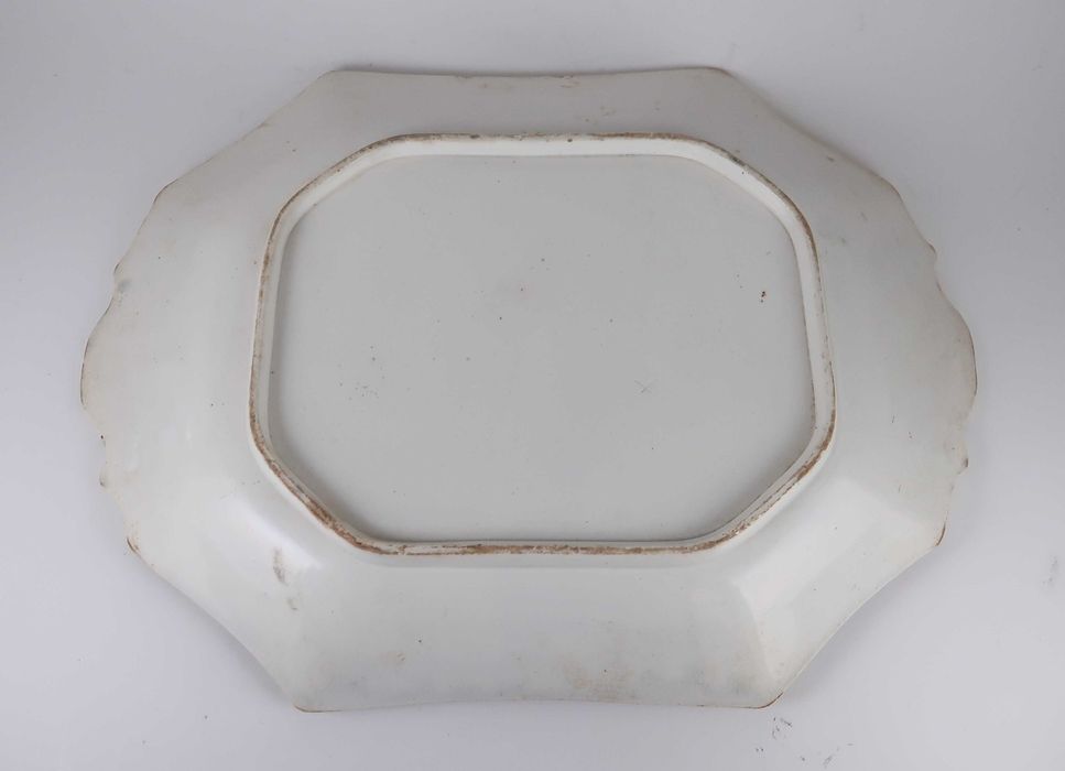Prato Coberto / Terrina com travessa, Faiança Inglesa Séc. XIX