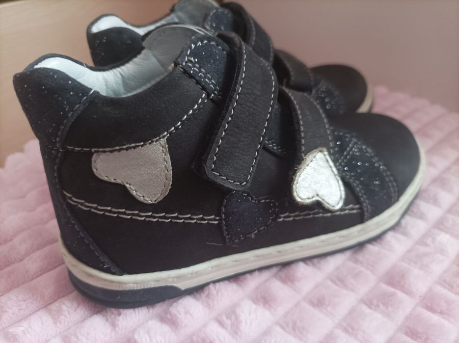 Trzewiki do kostki Lasocki Kids 27, skóra, granat