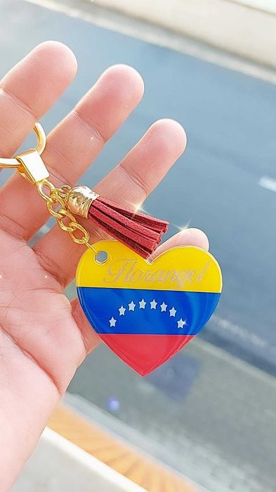 Porta chaves personalizados de VENEZUELA. Envio gratis
