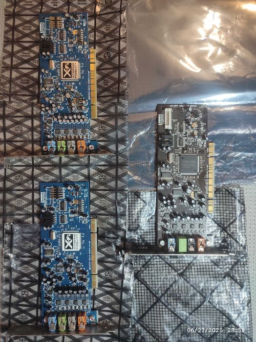 Вживані звукові плати Sound Blaster стандартний PCI-роз’єм