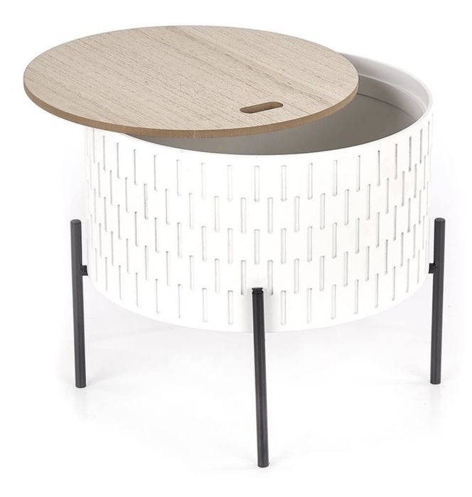 Журнальний столик SINTRA 35x35 Halmar Білий