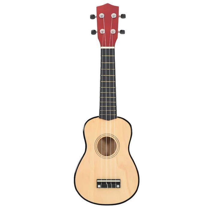 Ukulele Sopranowe Z Pokrowcem, Dla Dzieci, Jasne Drewno, 23"