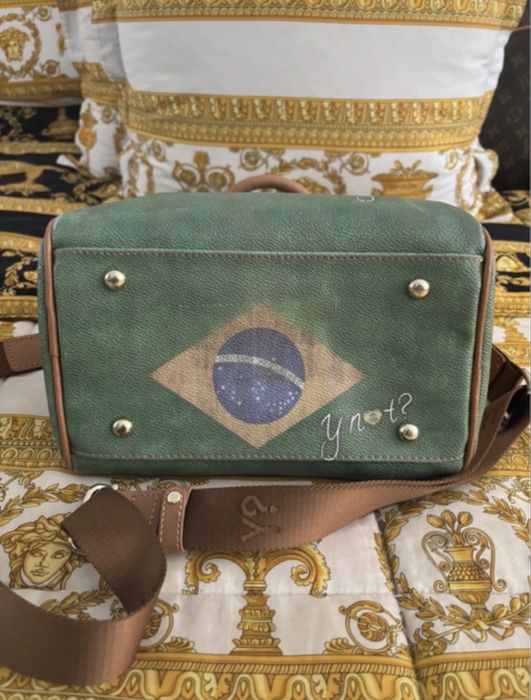 Mala Bolsa Brasil Ynot Couro