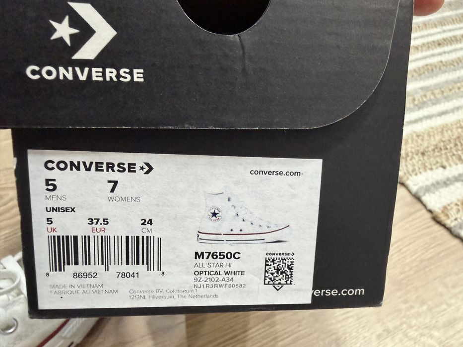 CONVERSE кеди білі , топ ціна , оріг