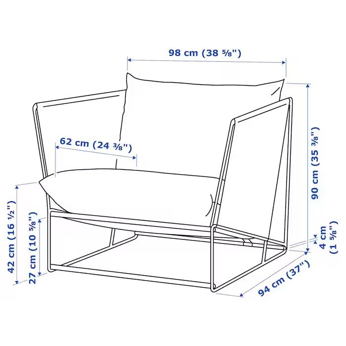 Крісло HAVSTEN (IKEA 694.950.65)