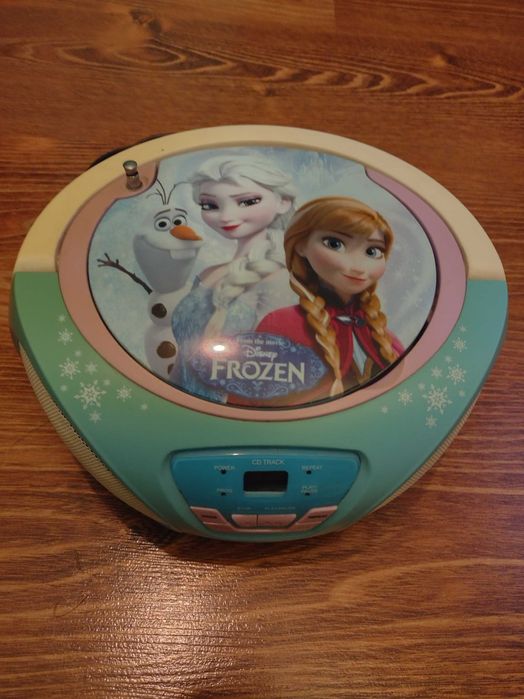 Piękne radio z Elsa i Anna w zestawie z płytą z piosenkami Disney