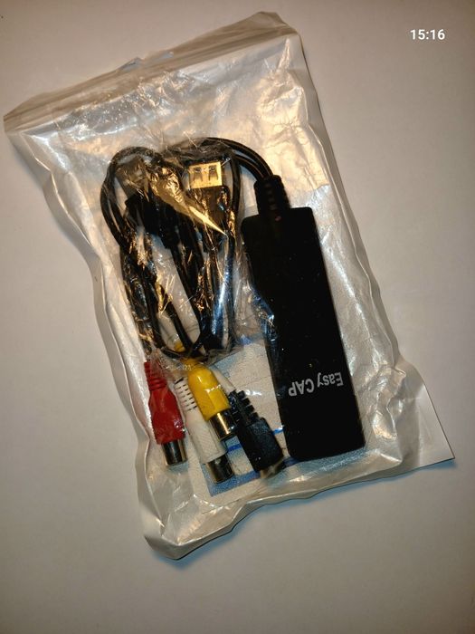 USB-карта відеозахоплювач відео, Easy cap 1ch, адаптер оцифрування