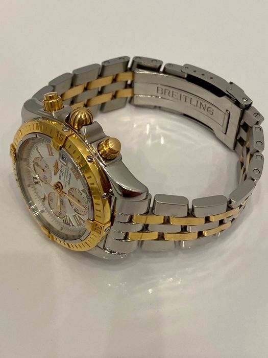 BREITLING CHRONOMAT Evolution Chronograph Steel/GOLD 18K