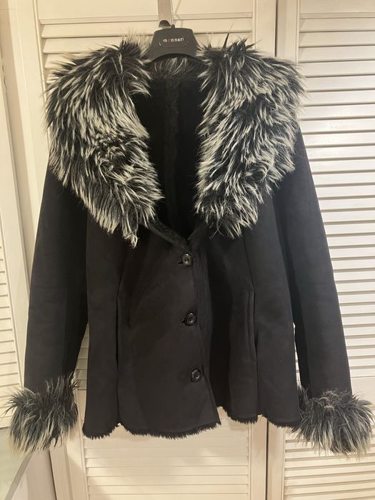 Kurtka kożuszek czarny.