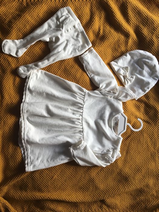 Sukienka na chrzciny sophie designe komplet