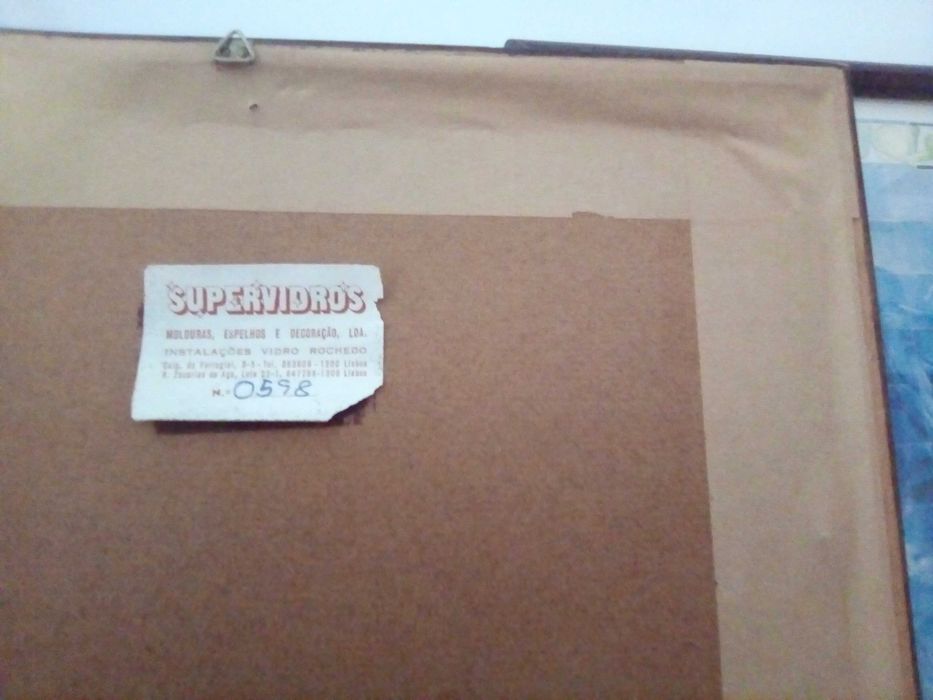 Quadros com gravuras de azulejos