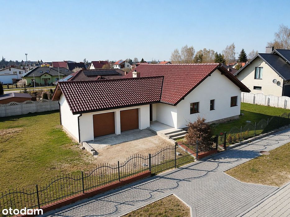 Dom parterowy 157 m² | 3 sypialnie | duży garaż | Przemków