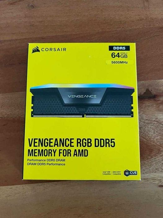 Corsair Vengeance RGB DDR5 64GB (2x32GB) 5600MHz NOWY