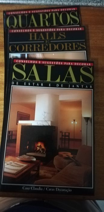 Livros conselhos e sugestões para decorar