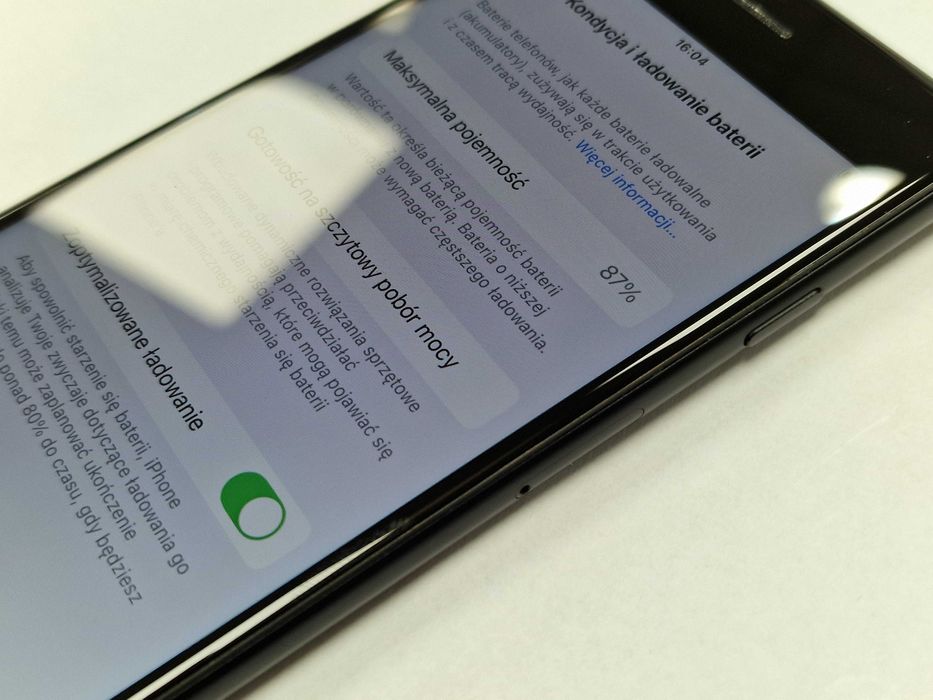 Iphone SE 2020/ 64GB/ Black/ Czarny/ Bat 87%/ Grade A-/ Gwarancja