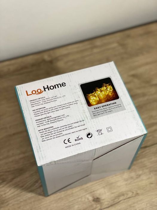 Світильник з LED гірляндою