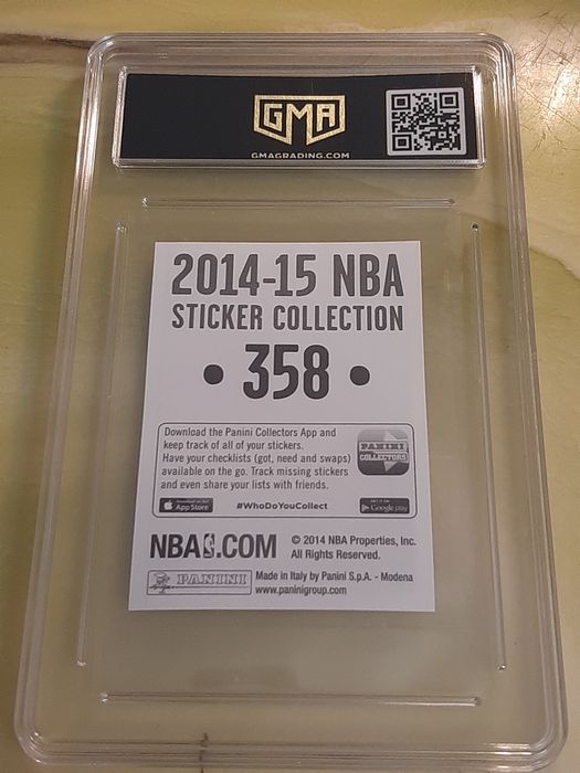 Cromo Kobe Bryant 2014 Panini avaliado GMA Gem Mint 10