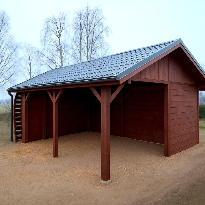 WIATA NA SAMOCHÓD Kraków– Trwała Drewniana KVH carport