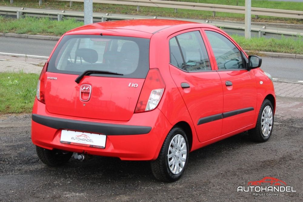Hyundai i10 1.1 67ps, Klimatyzacja, Niski przebieg, Hak