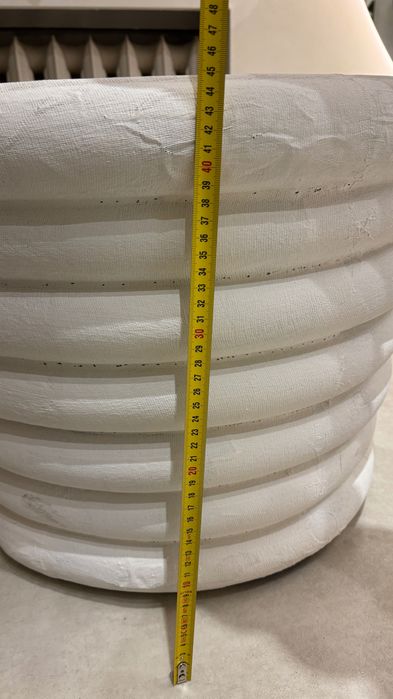 Gliniane białe donice DIY