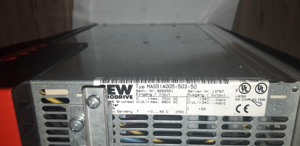 Falownik SEW Eurodrive MOVIDYN  MAS51A005