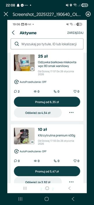 Kfd kreatyna premium 500g zestaw odżywek