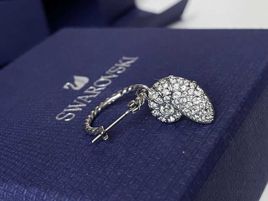 Brincos concha Swarovski