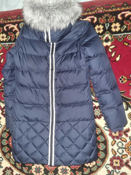 Длинная куртка пальто George Gina & Lucy темно-синяя, 152